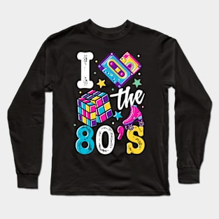 80's Clothes Party Supplies Eighties Costume Long Sleeve T-Shirt